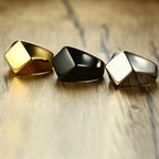 Mprainbow Square Signet Ring