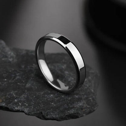 Stylish Black Band Rings