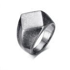Mprainbow Square Signet Ring