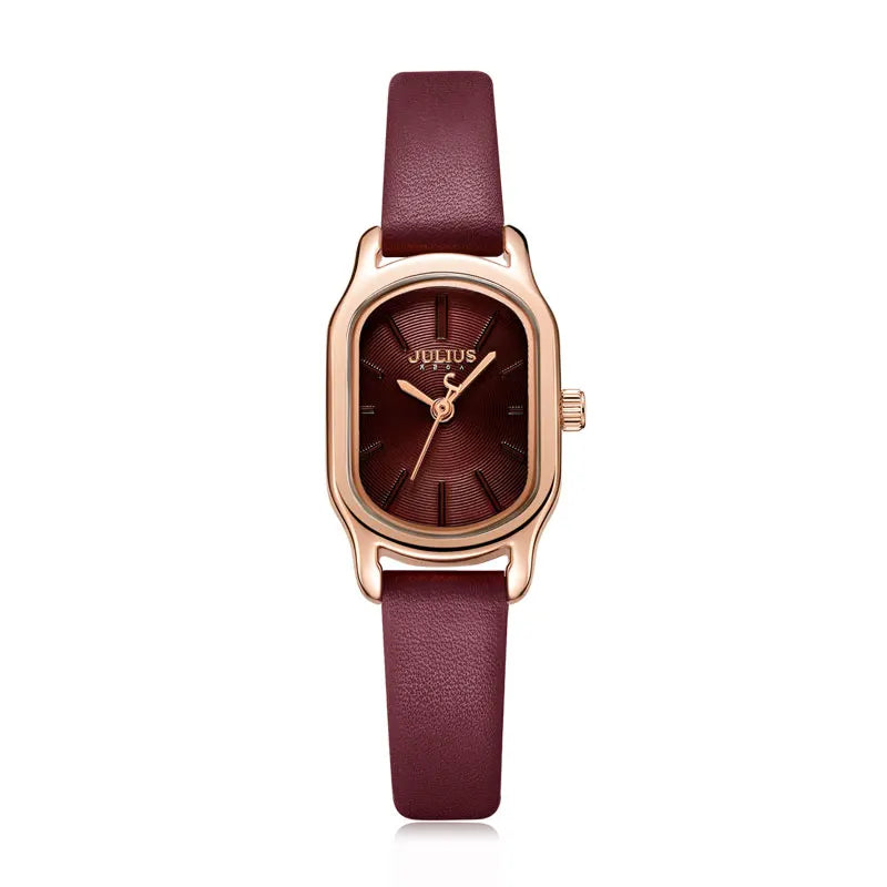 Tonneau Leather Watch