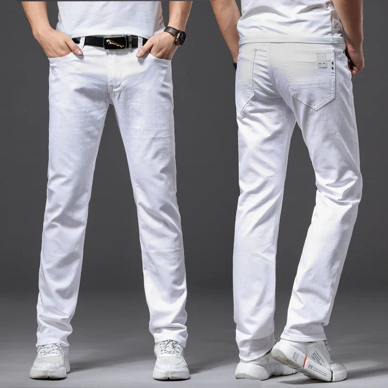 Fashionable White Men’s Pants