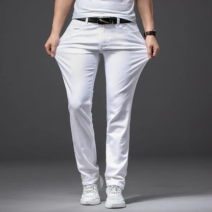Fashionable White Men’s Pants