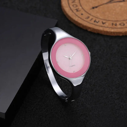 Women Quartz Bangle Watch