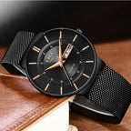 LIGE Ultra-Thin Steel Quartz Watch