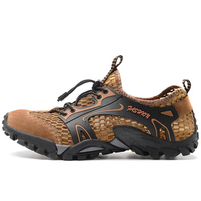 Patchwork Mesh Men Sneakers