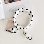 Animal Print Satin Square Scarf