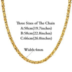 UOKIOK Byzantine Box Necklace