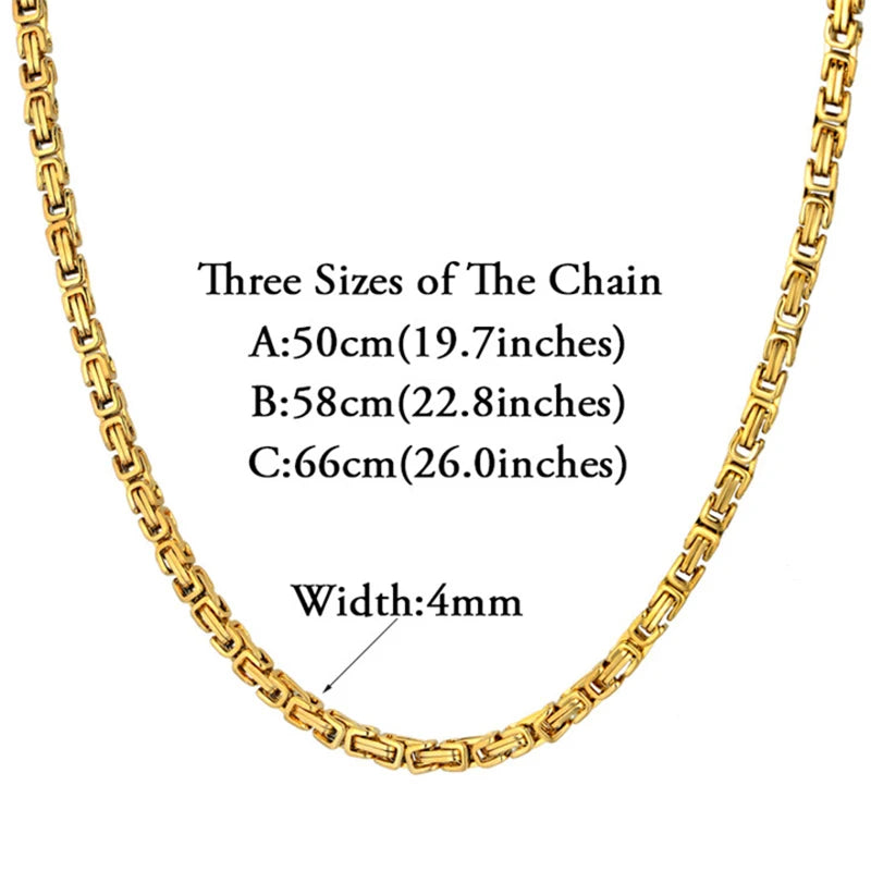 UOKIOK Byzantine Box Necklace