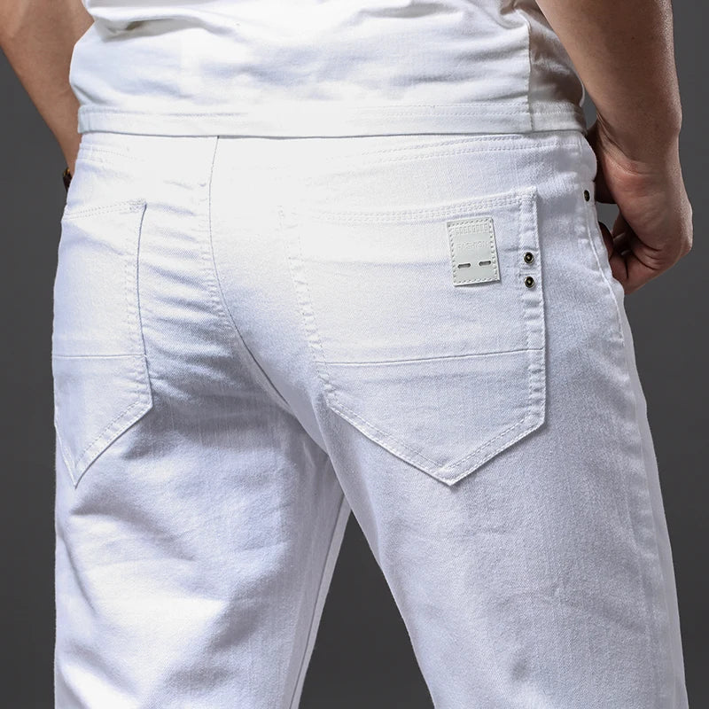 Fashionable White Men’s Pants