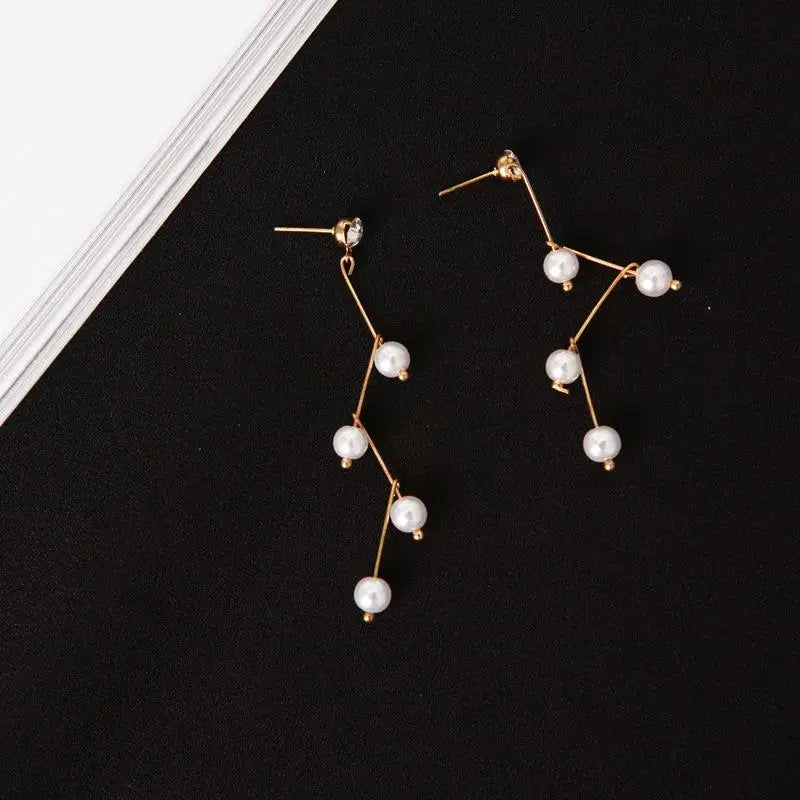 Korean Pearl Clavicle Necklace