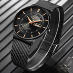 LIGE Ultra-Thin Steel Quartz Watch