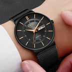 LIGE Ultra-Thin Steel Quartz Watch