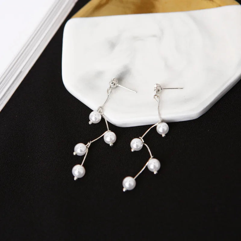 Korean Pearl Clavicle Necklace