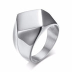 Mprainbow Square Signet Ring
