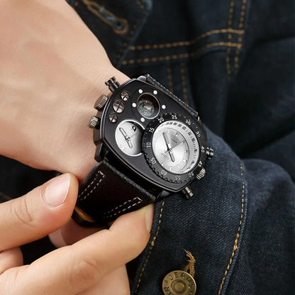 Men’s Square Dial Quartz Watch