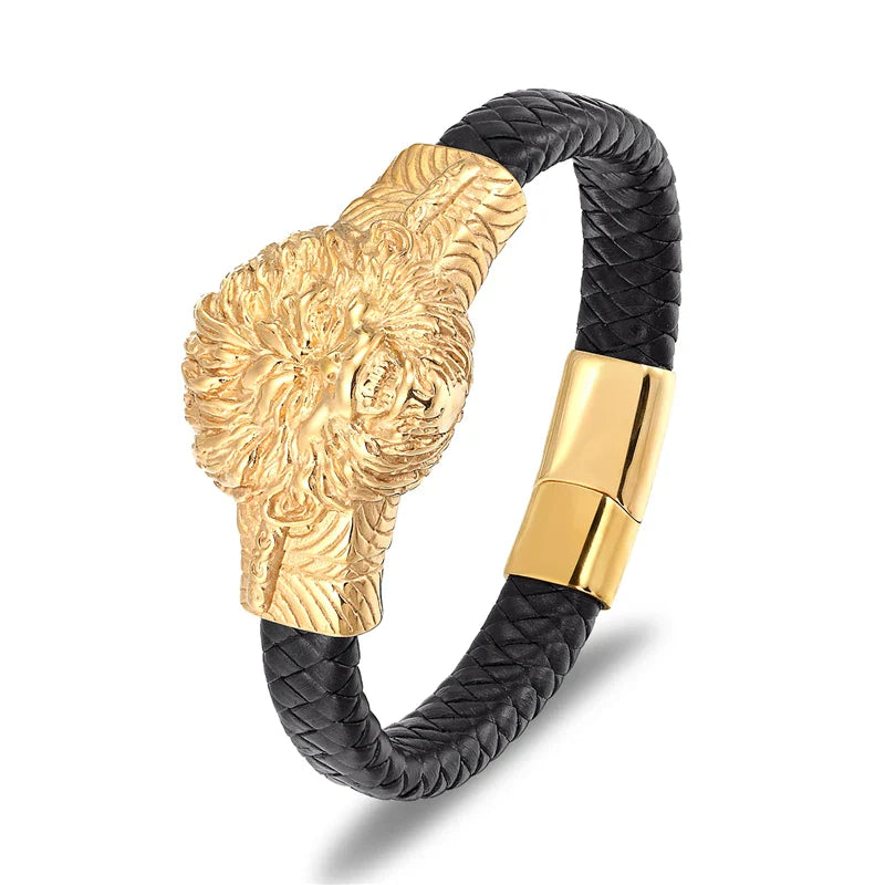 Punk Ride Leather Bracelet