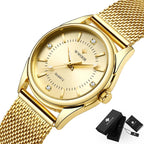 Gold Chronograph Watch