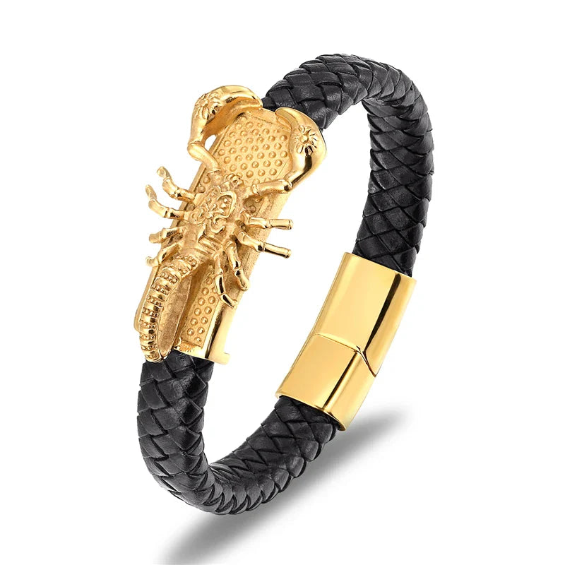 Punk Ride Leather Bracelet