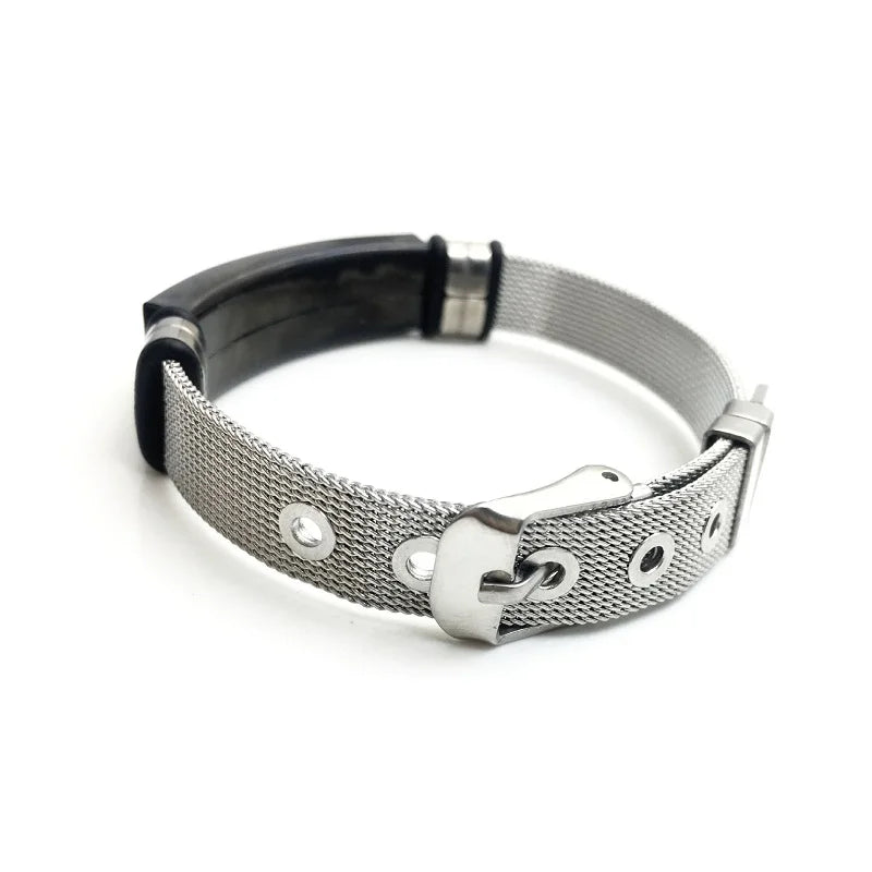Men’s Cross Mesh Bracelet