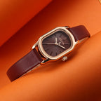 Tonneau Leather Watch
