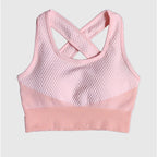 Polyester Patchwork Long Sleeve Two-Piece Yoga Set