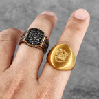 Punk Biker Steel Ring