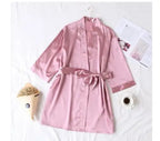 Women’s Satin Nightgown Robe