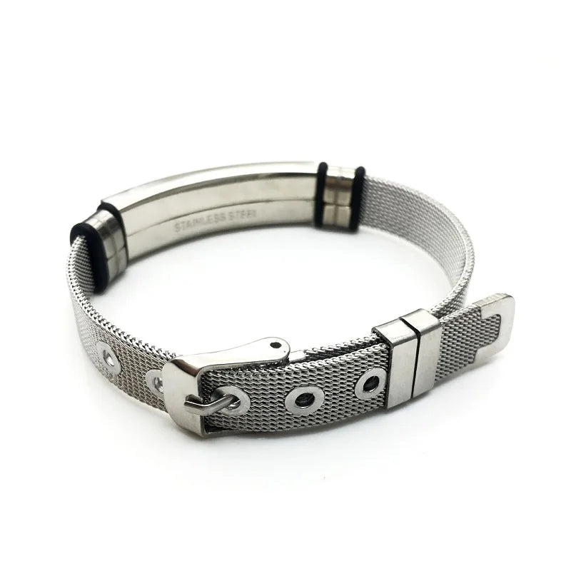 Men’s Cross Mesh Bracelet