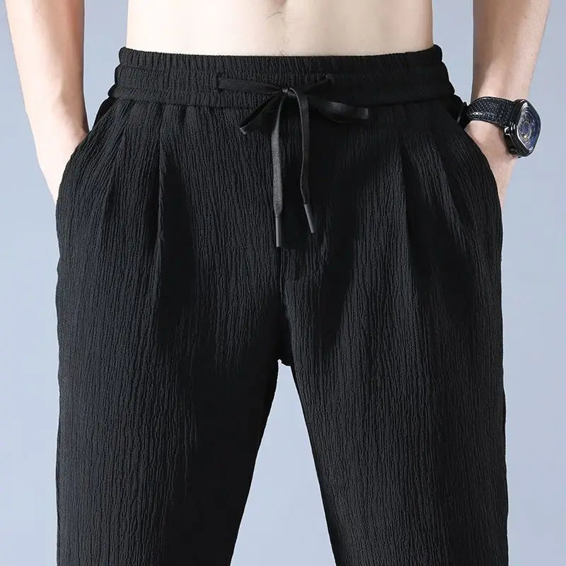 Men's Linen Jogger Pants