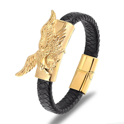 Punk Ride Leather Bracelet