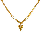 Gold Geometric Pendant Necklace