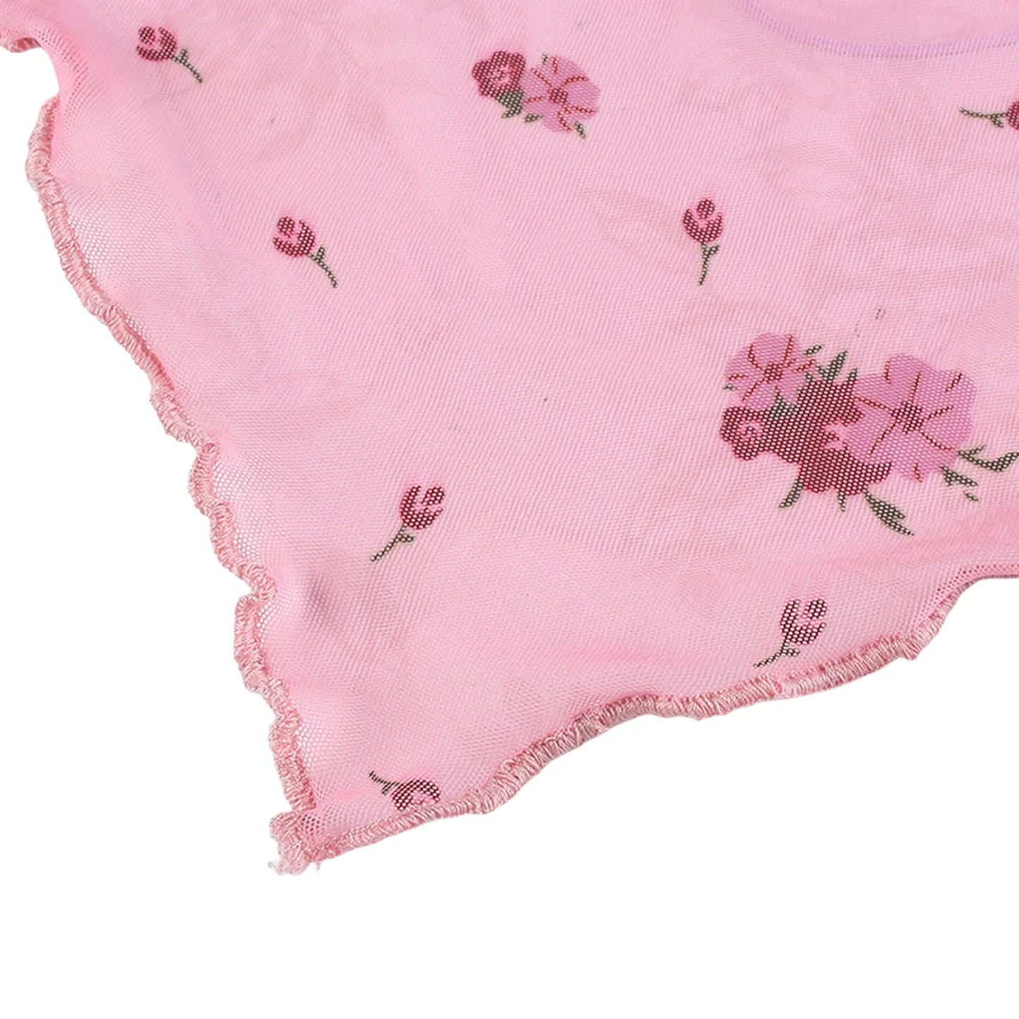 Aesthetic Pink Halter Top