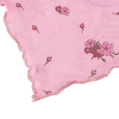 Aesthetic Pink Halter Top