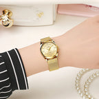 Gold Chronograph Watch