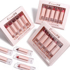 5PC Matte Velvet Lip Gloss Set