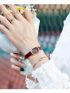 Tonneau Leather Watch
