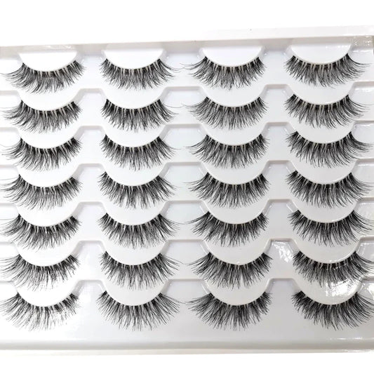 Soft Cross Natural Lashes