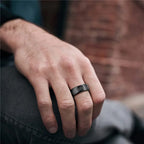 TIGRADE Black Titanium Ring