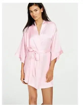 Women’s Satin Nightgown Robe