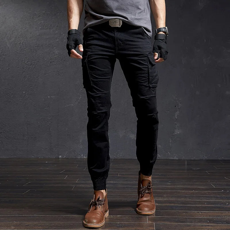 Slim Camouflage Cargo Pants