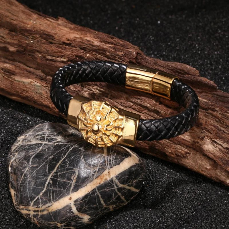 Punk Ride Leather Bracelet