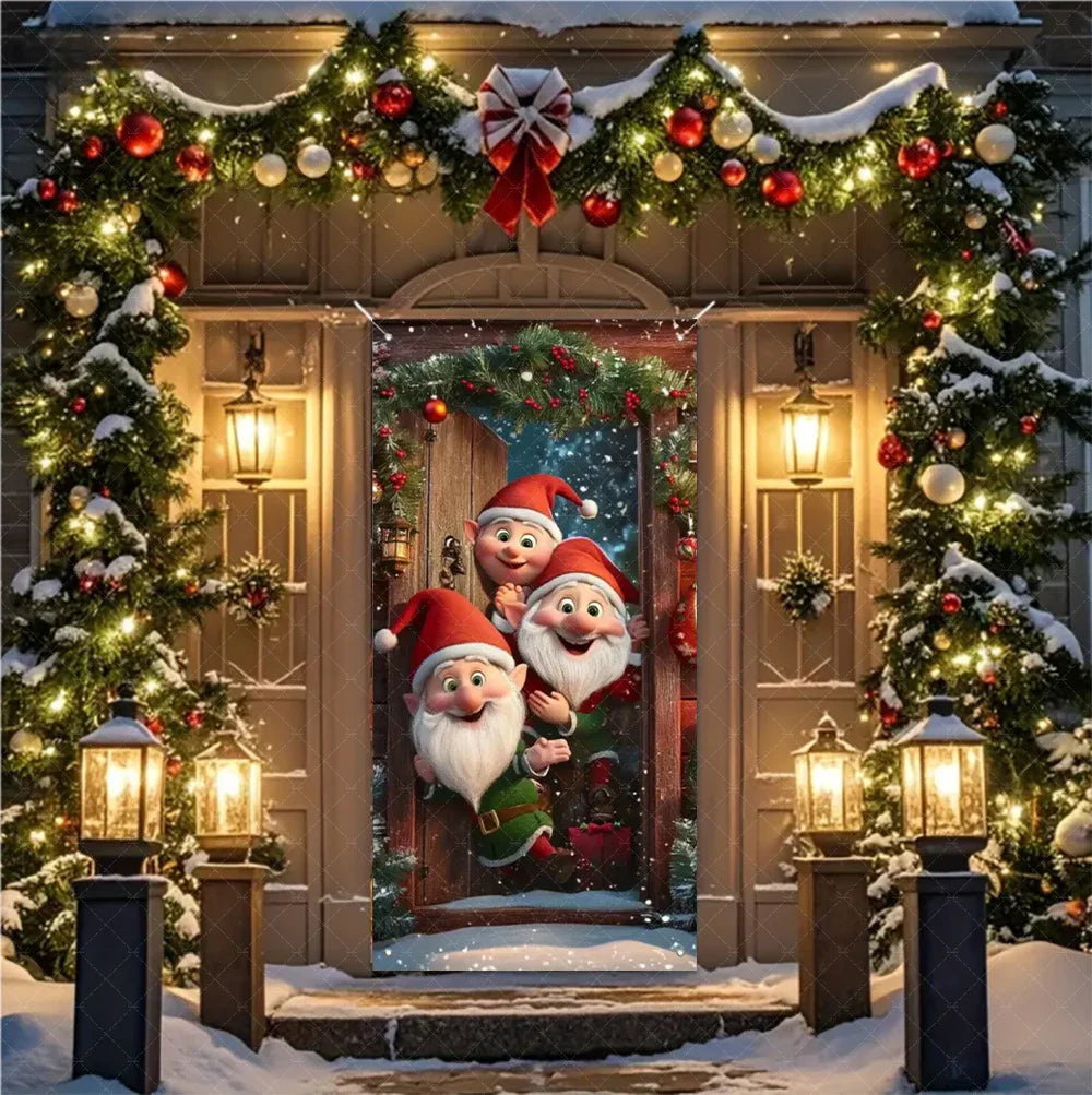 Christmas Santa Door Banner
