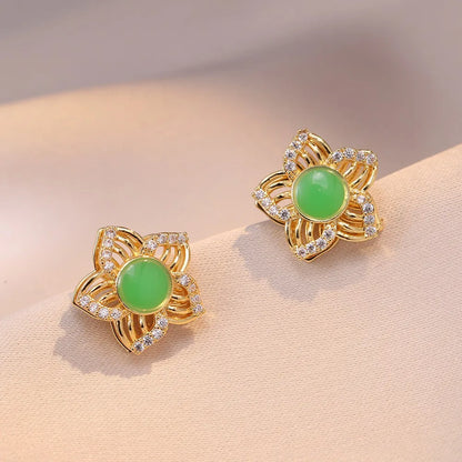 Women’s Round Copper Jewelry Set