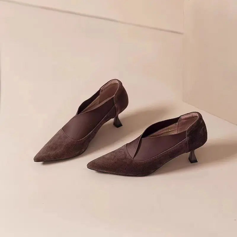 Elegant Pointed Heel Pumps