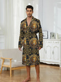 3D Digital Printed Lion Bathrobe