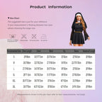 Gothic Nun Costume Dress with Headscarf