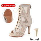 Rhinestone Latin Dance Boots