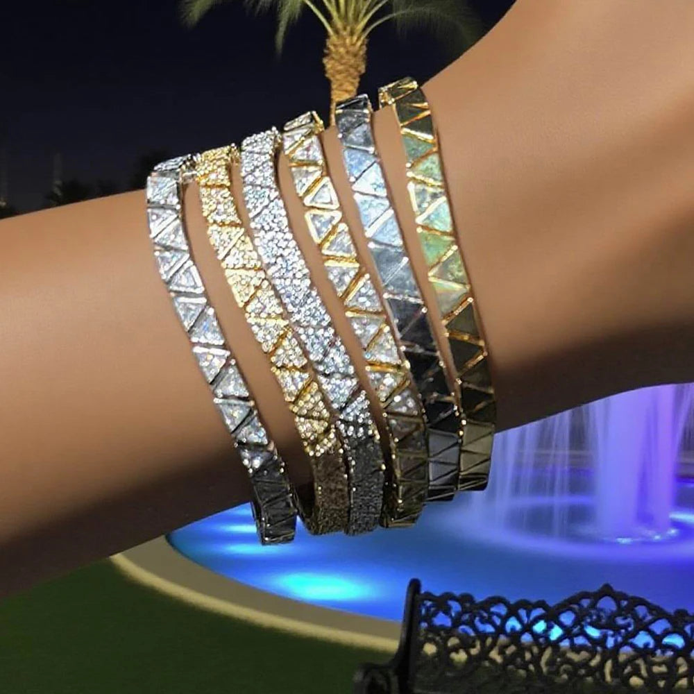 Tennis Zirconia Chain Bracelet