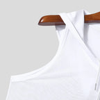 Hooded Drawstring Fitness Vest
