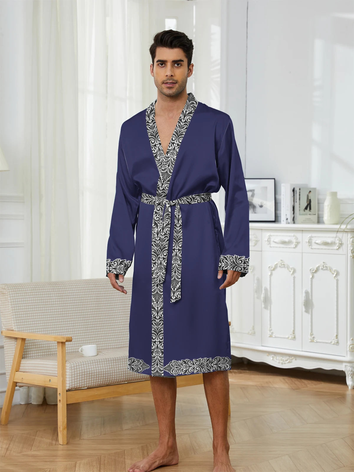 Digital Printed Fun Sleeping Bathrobe